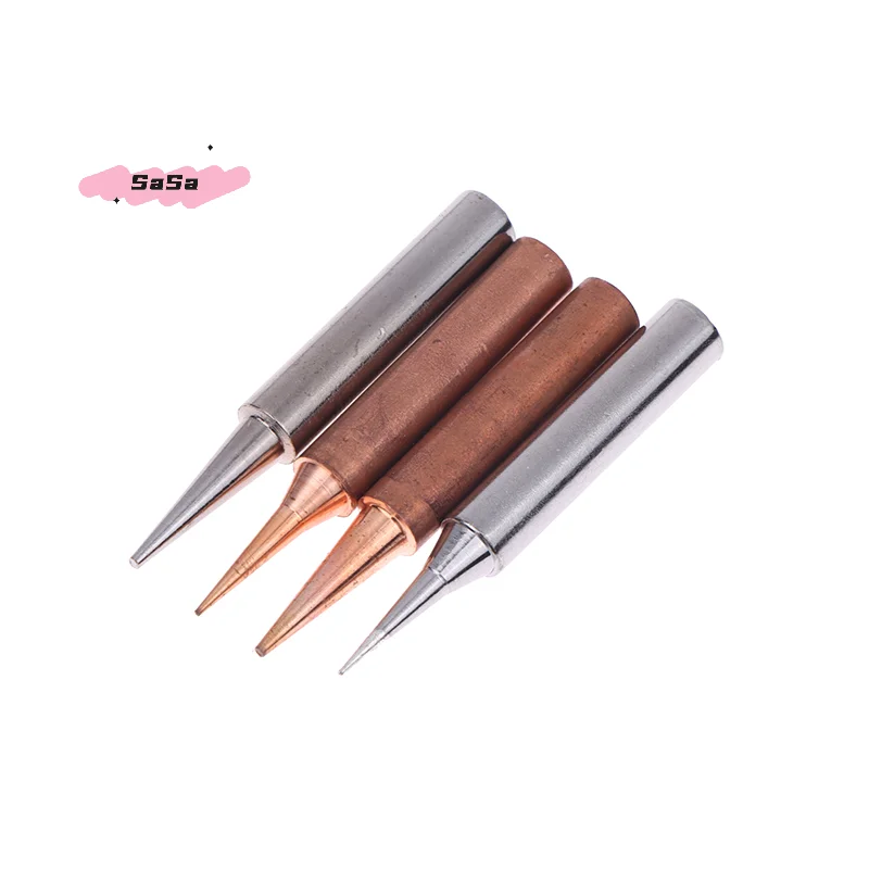 ชุดหัวแร้งบัดกรี 5 ชิ้น ปราศจากสารตะกั่ว ทำจากทองแดงบริสุทธิ์ 900M-T-B อุปกรณ์เสริมสำหรับสถานีบัดกรี