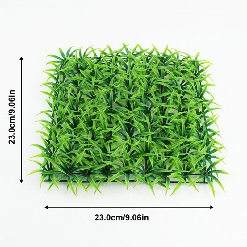 Hot Artificial Water Aquatic Green Grass Plant Lawn Aquarium Fish Tank Landscape