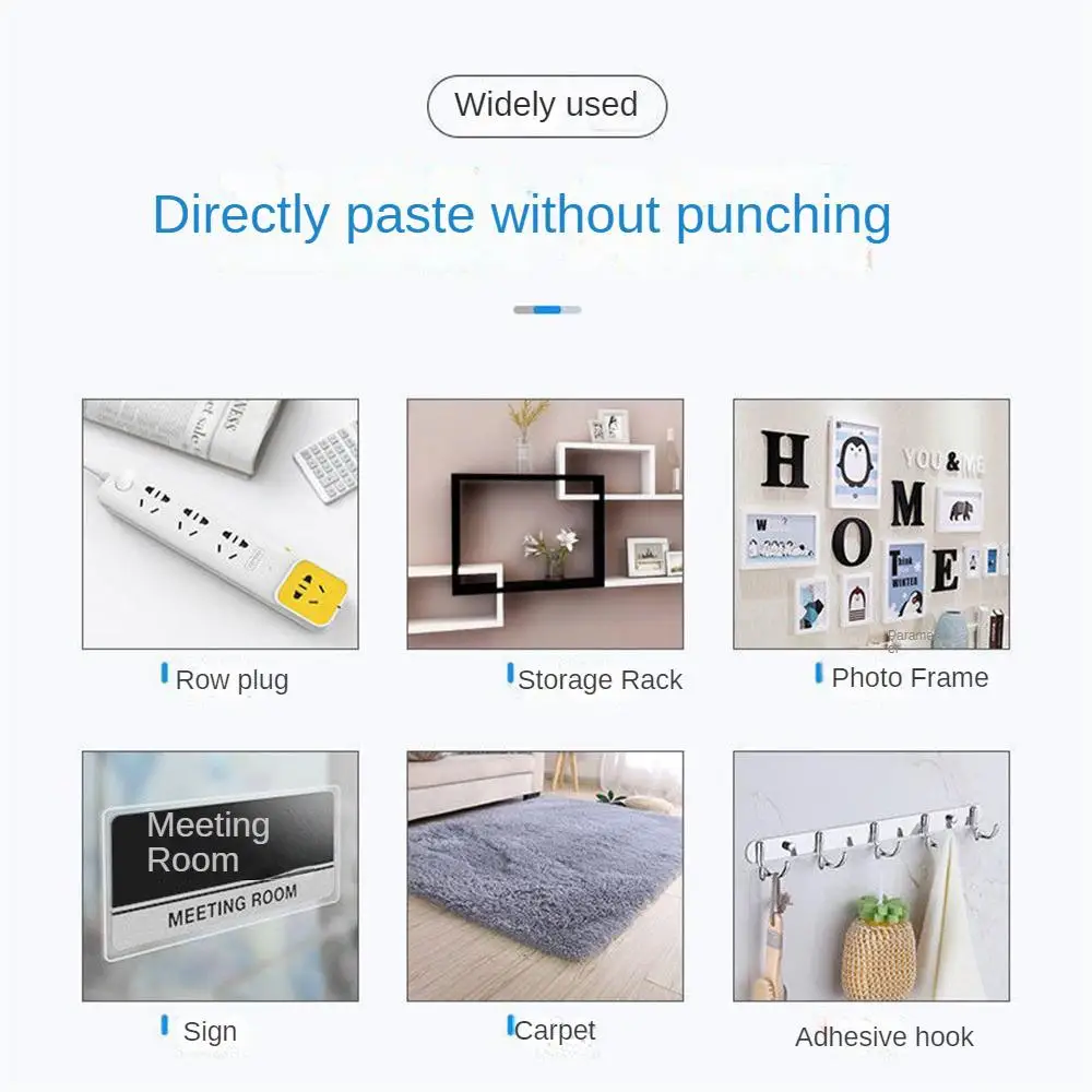 Strong Sealing Fixed Adhesive Transparent Nano Wall Sticker Mildew-proof Waterproof Double-sided Bathroom Portable Home