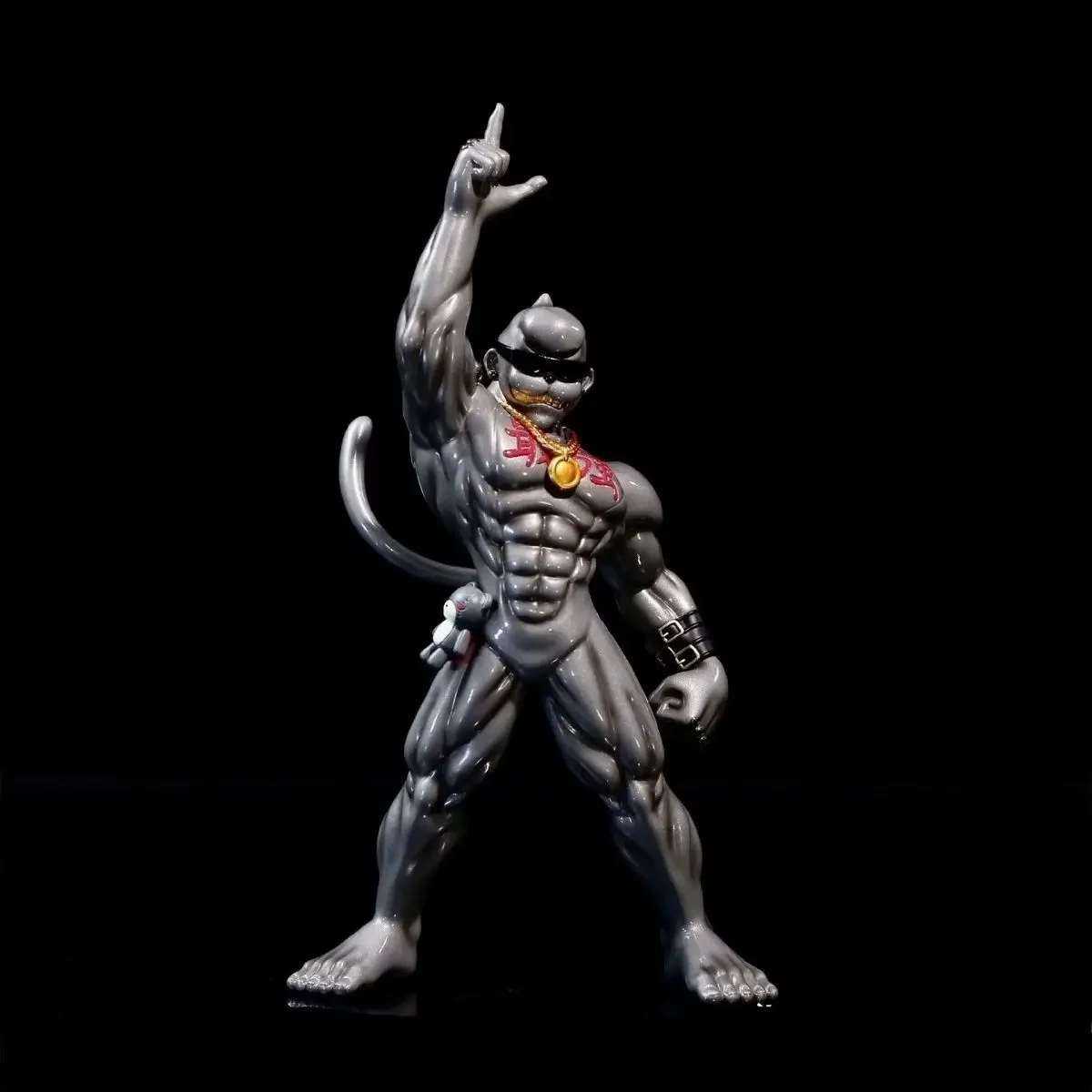 20CM Digimon Adventure Action Figure Metal Etemon Model Gorimon Statue Anime Figure Model Peripheral Ornament Collection Gift