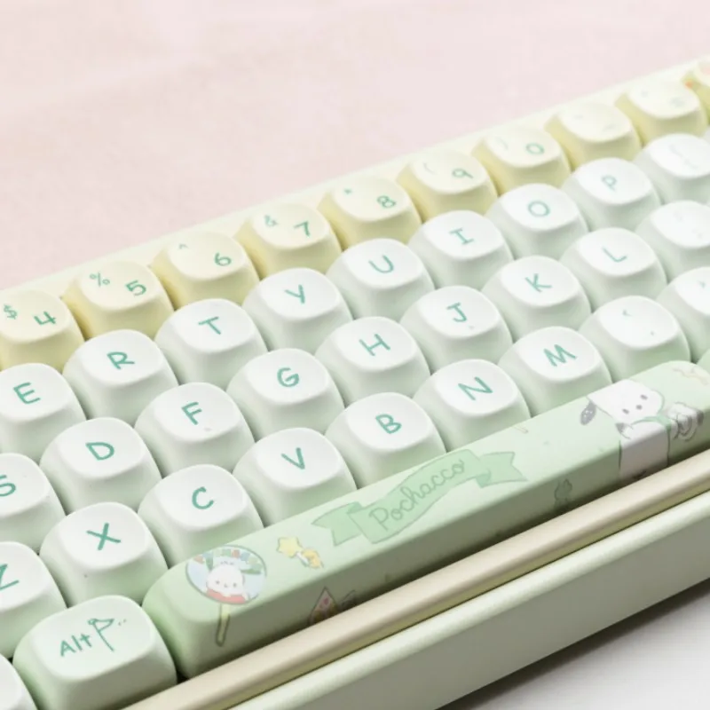 144คีย์ pachacco การ์ตูน keycaps อะนิเมะ MOA ความร้อนสูงแป้นพิมพ์กลไก keycaps คีย์บอร์ดอุปกรณ์เสริม