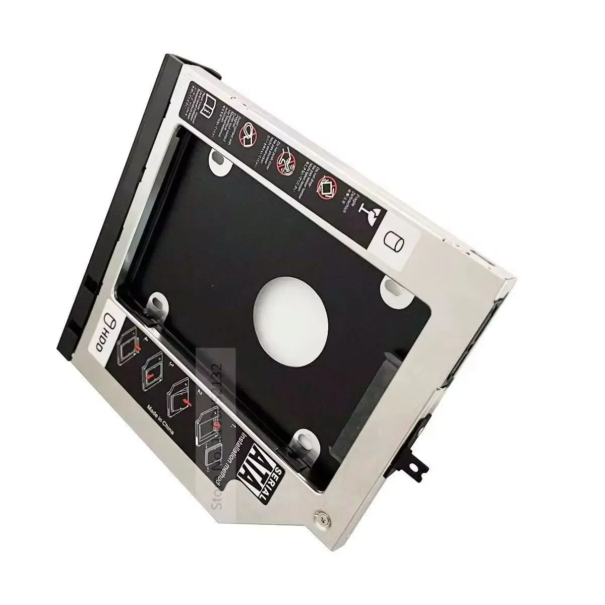 with Front Panel Bezel 9.5mm 2nd Secondary 2.5 SATA HDD Hard Drive Optical Bay Caddy Frame Bracket for Lenovo ThinkPad L440 L540