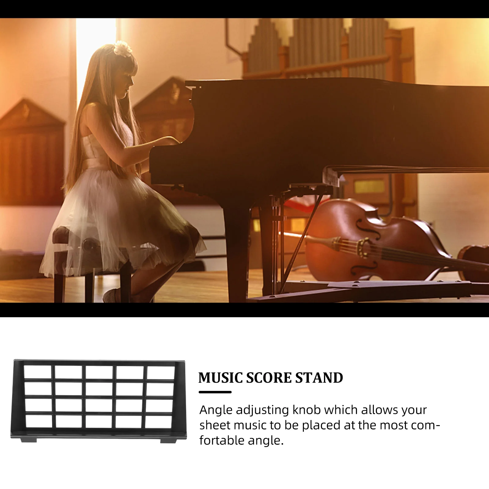 

Folding music stand Adjustable music stand Instrument folding stand Folding instrument stand