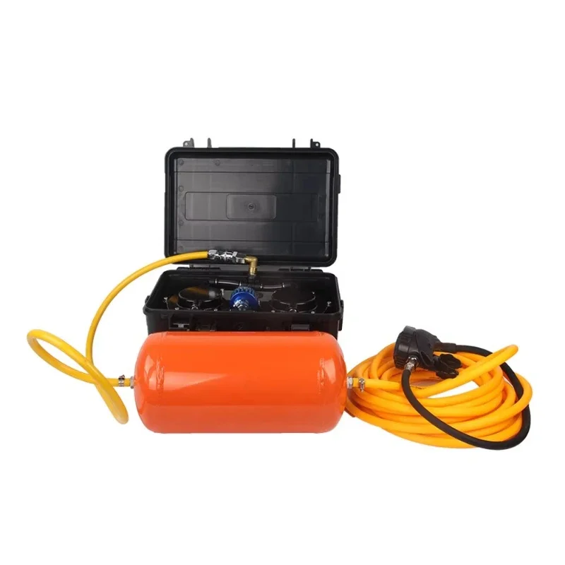

Portable scuba diving system with diaphragm pump, low pressure OEM customizable DC motor