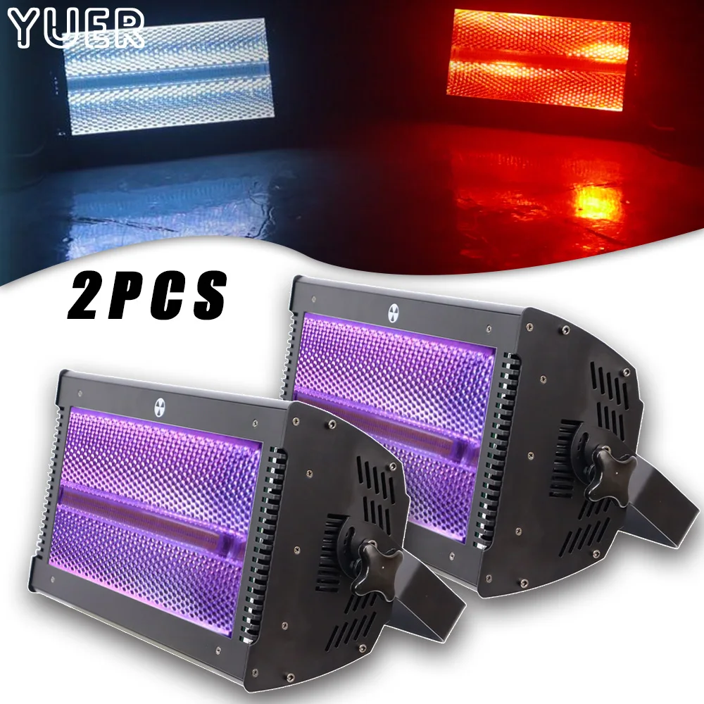 2PCS LED 3000w Martin Atomic Extreme Brightness Strobe Background Disco Control Nightclub Flash Concert Party Effect Stage Light