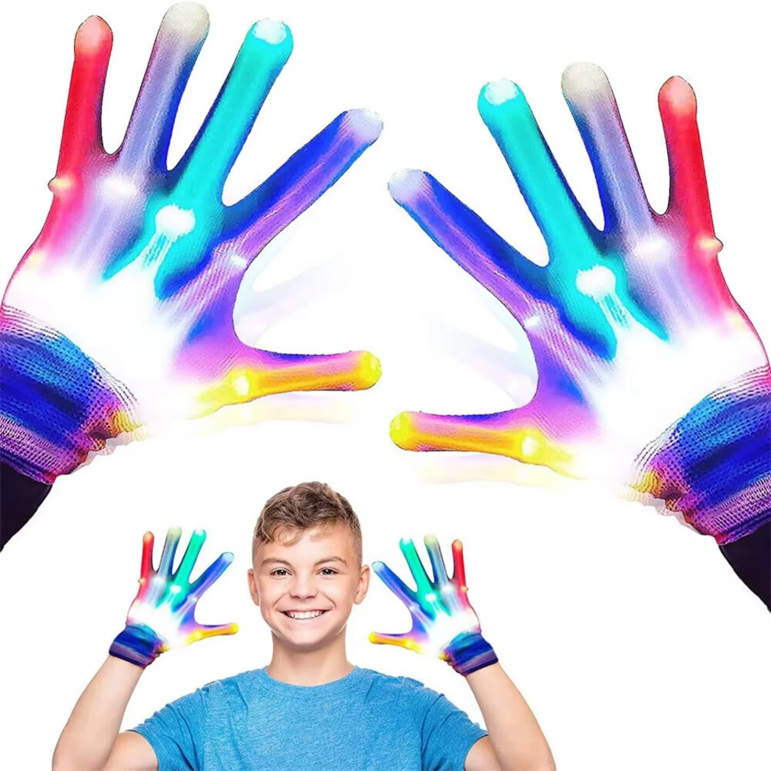 Cheap Festival Party LED  Gloves Colorful Rave Led Finger Light Gloves Kids for Neon Party