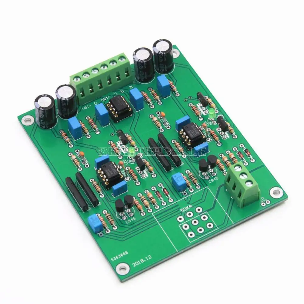 

New HiFi Class A Preamplifier Board JRC5534 Preamp Audio Board Free shipping