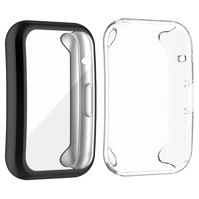 Top Deals Screen Protection Watch Case For Huawei Watch Fit Soft Tpu Protector Cover Shell Plating Color Watchcase