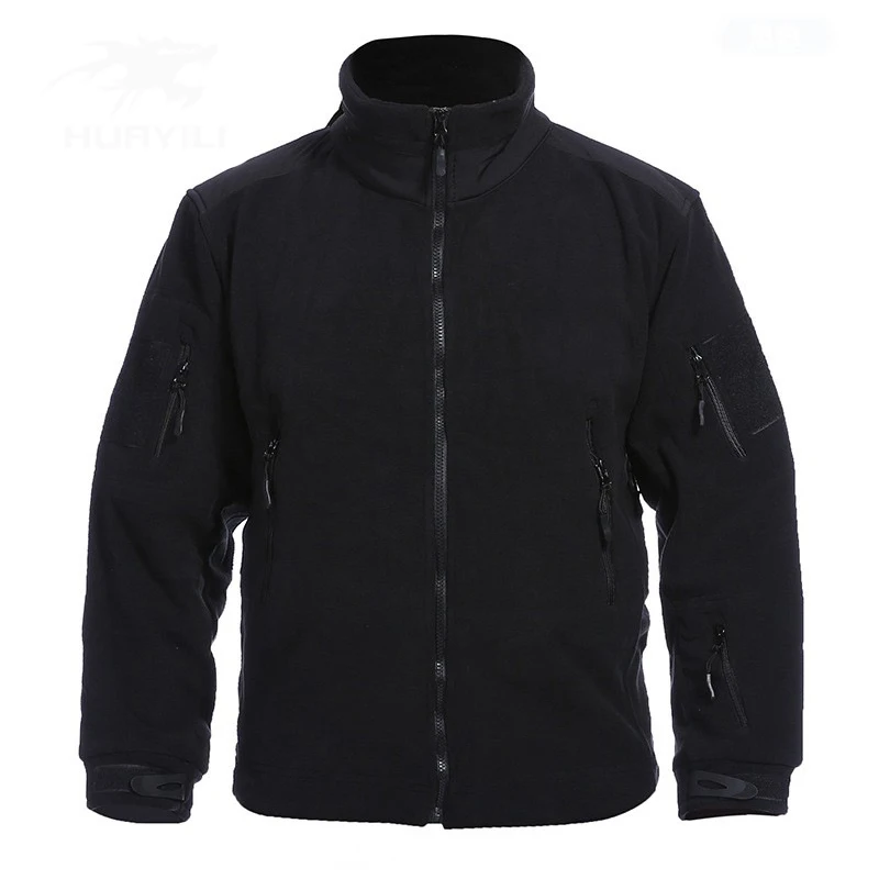 

Winter Men's Softshell Polar Fleece Jackets Men Retro Stand Collar Tactical Coats Men Outdoor Windbreaker Sweatshirts Clothing