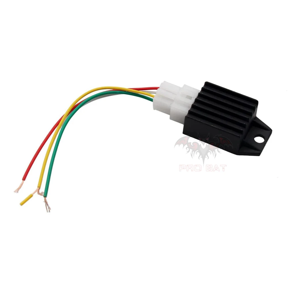 4 Pin Voltage Regulator Rectifier 12v Cable Wire Connector 50cc 70cc 90cc 110cc 125cc 150cc Gy6 4-Stroke Scooter Moped TaoTao