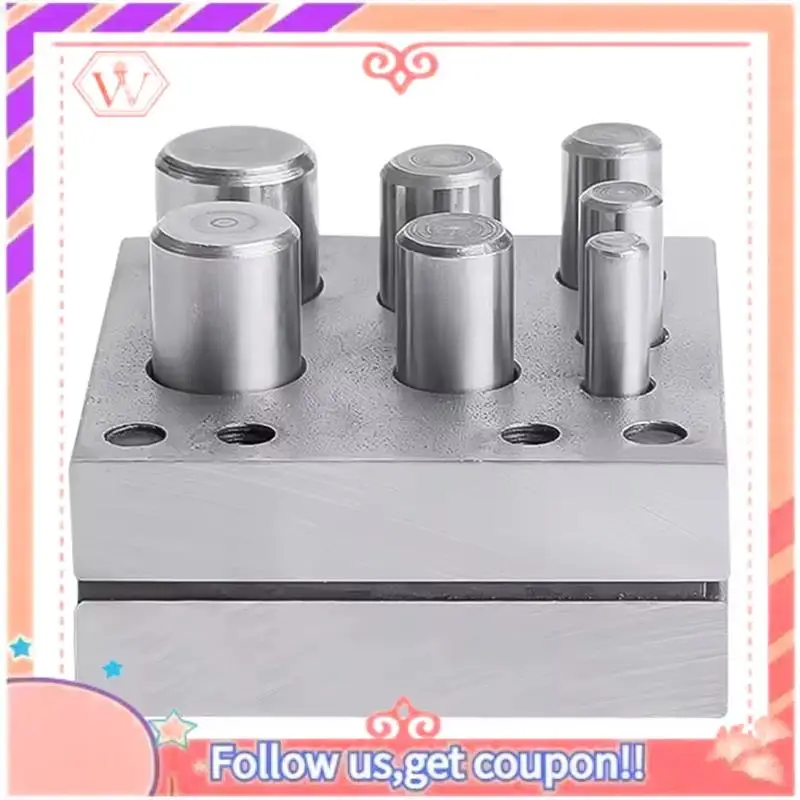 

AT84-Craftsmen Набор круглых штампов с 7 отверстиями - прецизионные штампы и штамповочные инструменты для металлических украшений