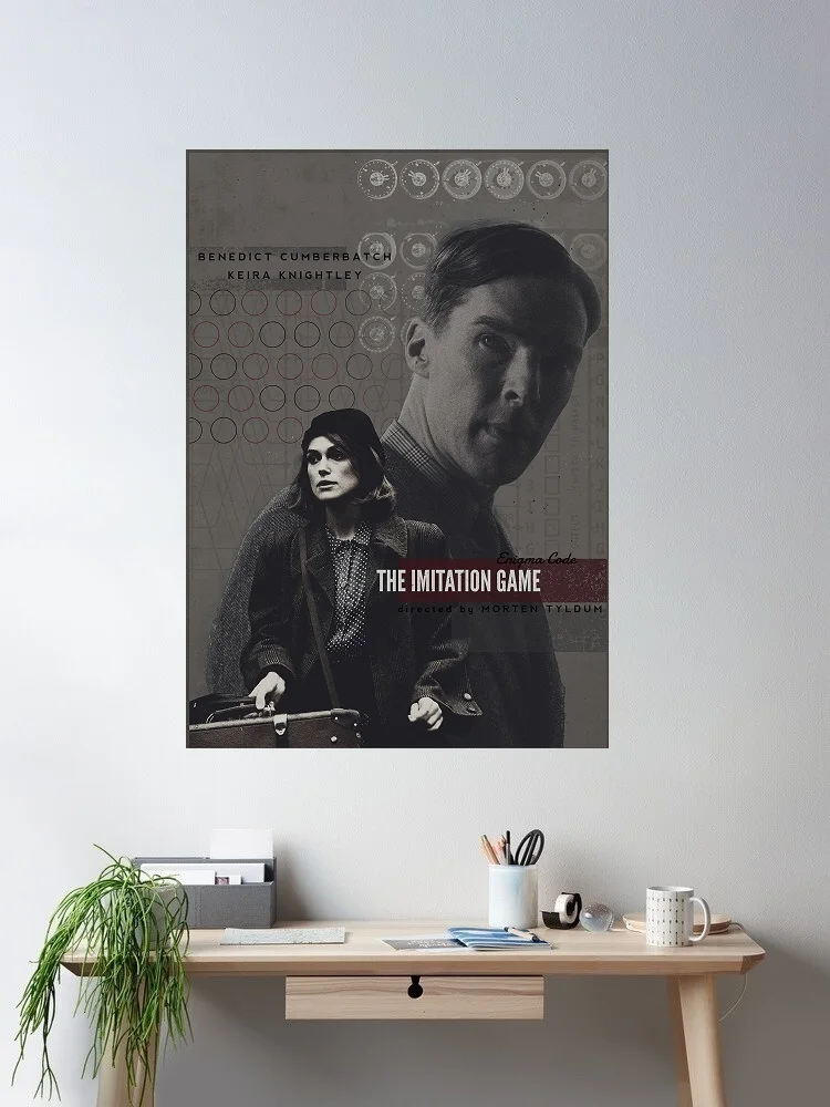 8Style Choose The Imitation Game, Art Print Silk Poster Home Wall Decor