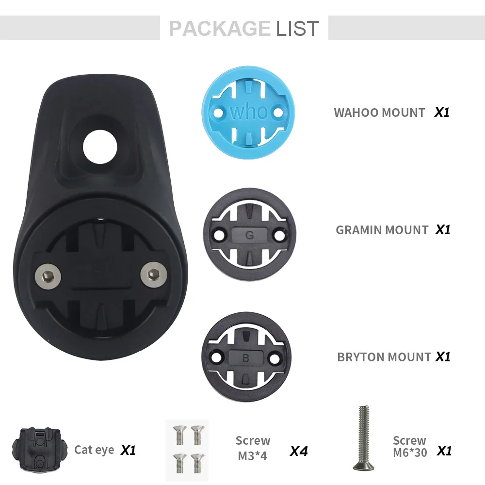 SYNCROS Top Cap Integration Computer Mount For Garmin/wahoo/bryton For Fraser Ic Sl Wc/dc/xc Handlebars Cockpit Xc Stem 1.5/2.0