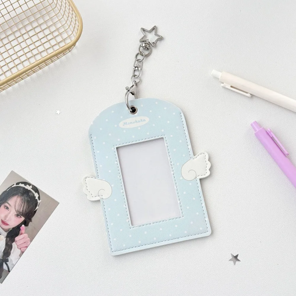 INS 3-inch Photocard Holder Angel Wings Photo Storage Photocard Case Display Multifunctional Idol Photos Protective Cover