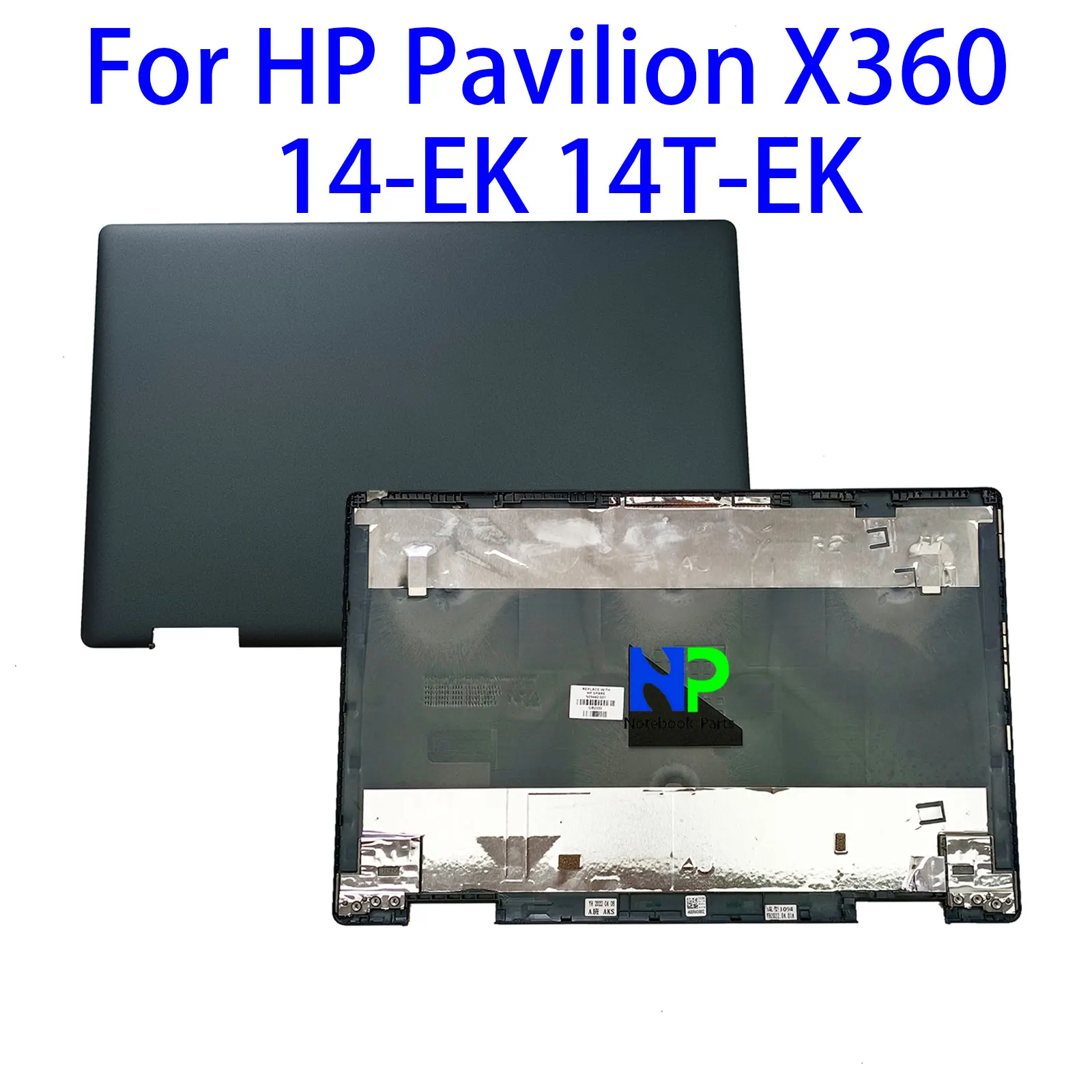 

Новый задний чехол для HP Pavilion X360 14-EK 14T-EK 14 дюймов, задняя крышка с ЖК-дисплеем, синяя N09442-001