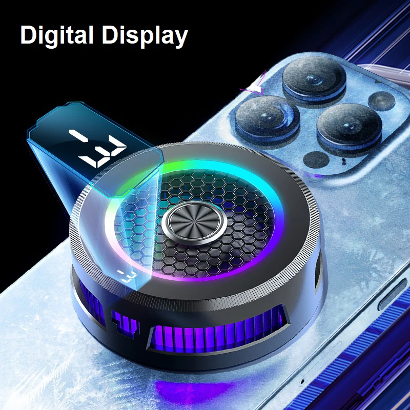 冷却ファンAL19-Fast携帯電話用,2 in 1ラジエーター,磁気バッククリップ,冷却ヒートシンク,iOS用,Android Pubg,高速冷却