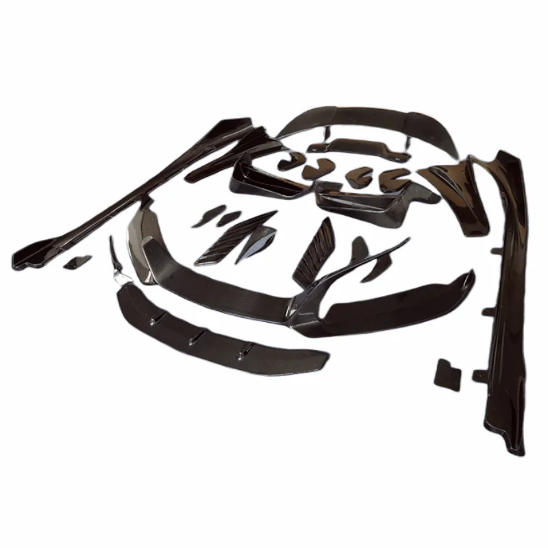 

EB Style 3K Carbon Fiber Передняя губа Боковая юбка Задний диффузор Задний спойлер Накладка на передний и задний бампер для BMW I8 Body Kit