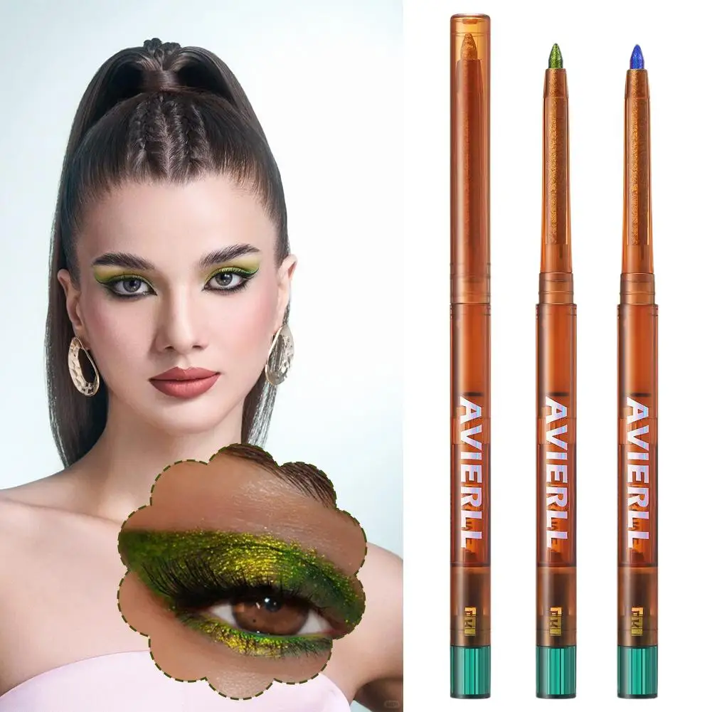 6 Color Chameleons Eyeliner Liquid Pearl Gloss Shiny Metallic Eyeshadow Liner Multi Chrome Color Aurora Eye Makeup Glitter Pen