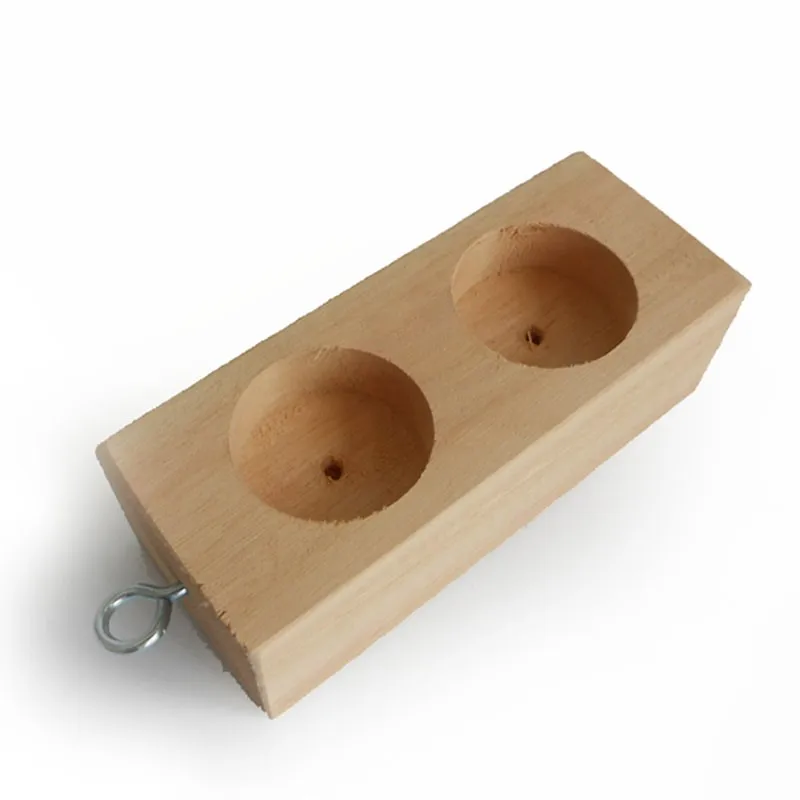 

Friction block Tribometer wooden 2 holes Double-hole wooden block with hook Physical mechanics demonstration Teaching equipment