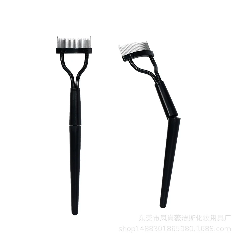 Foldable Eyelash Separator Metal Teeth Eyelash Curler Beauty Stainless Steel Make up Eyelash Brush Comb Mascara Curl Makeup Tool