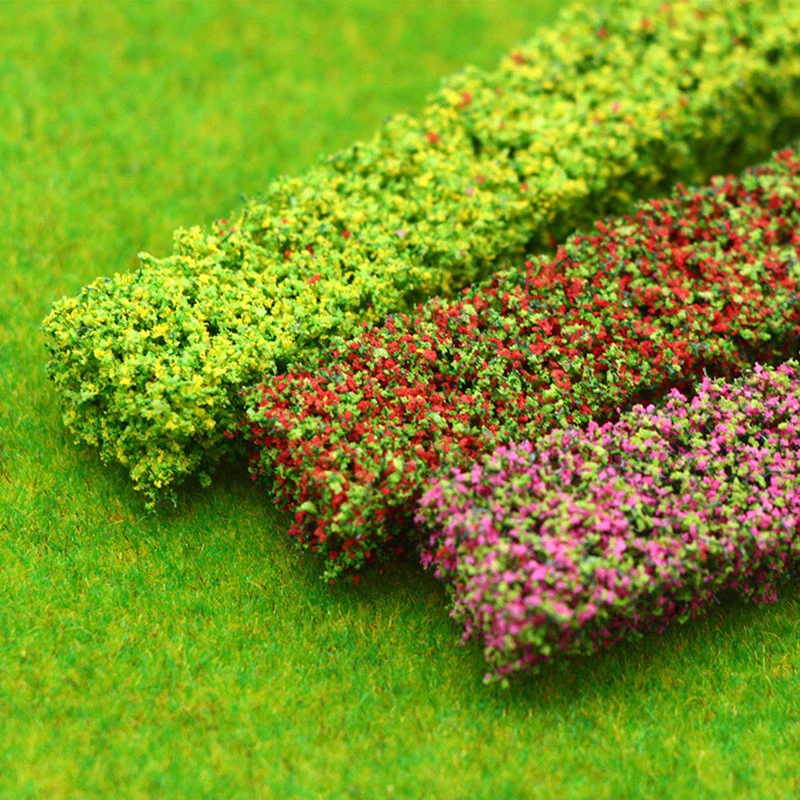 Dollhouse Miniature Accessories Simulation Mini Shrub Strips Model Toys For Doll House Decoration 3Pcs/Set