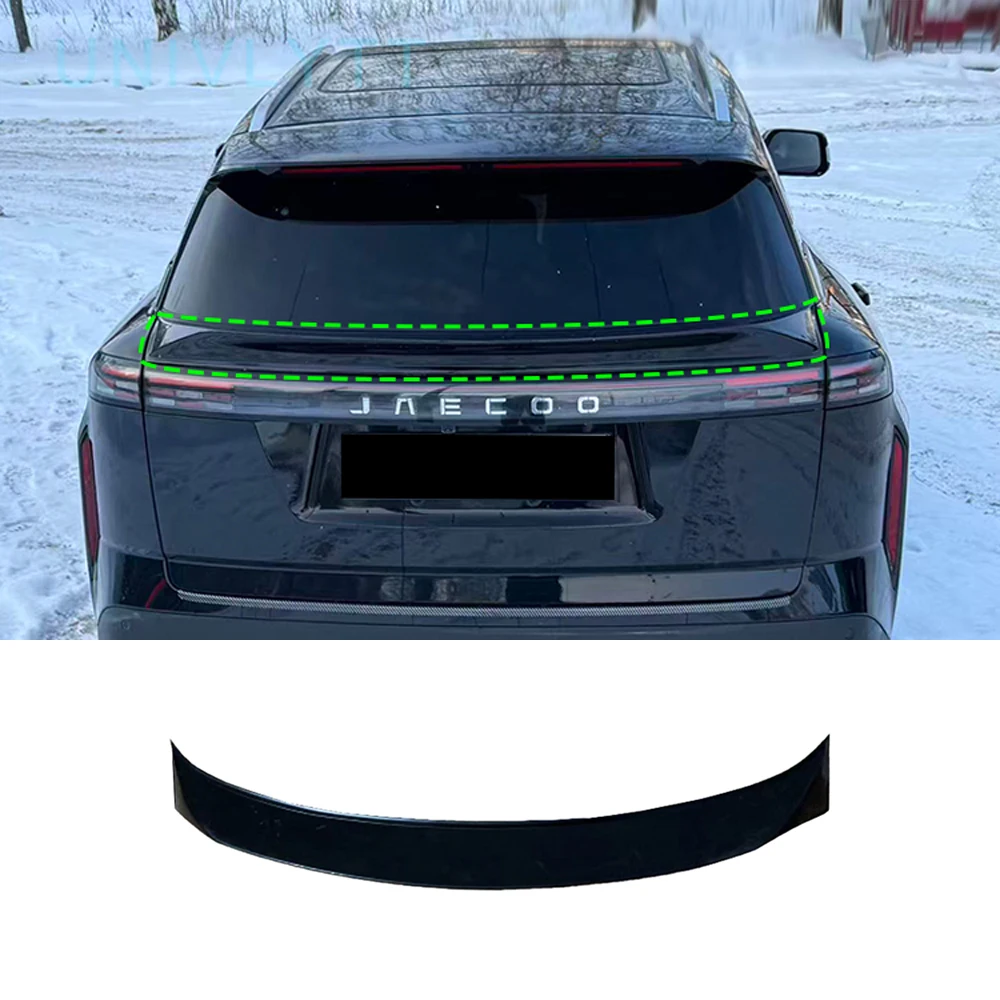 

For Chery JAECOO J7 2023-2025 Rear Spoiler Universal Fit All Petrol & PHEV Models Gloss Black No drill Installation Body kit