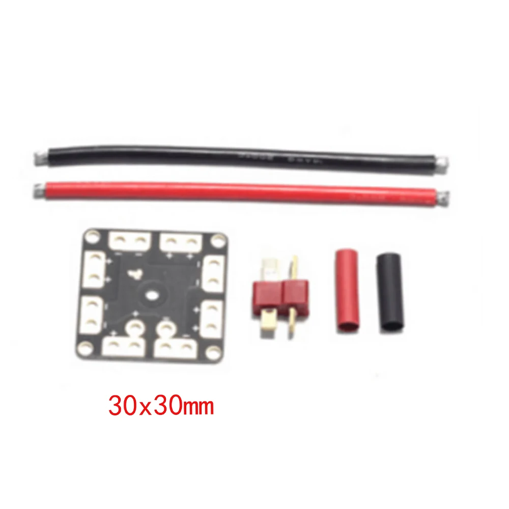 Placa de distribuição de energia de alta corrente 200a/80a fiação pdb 7 oz para 8 esc diy agricultura planta drone rc drone