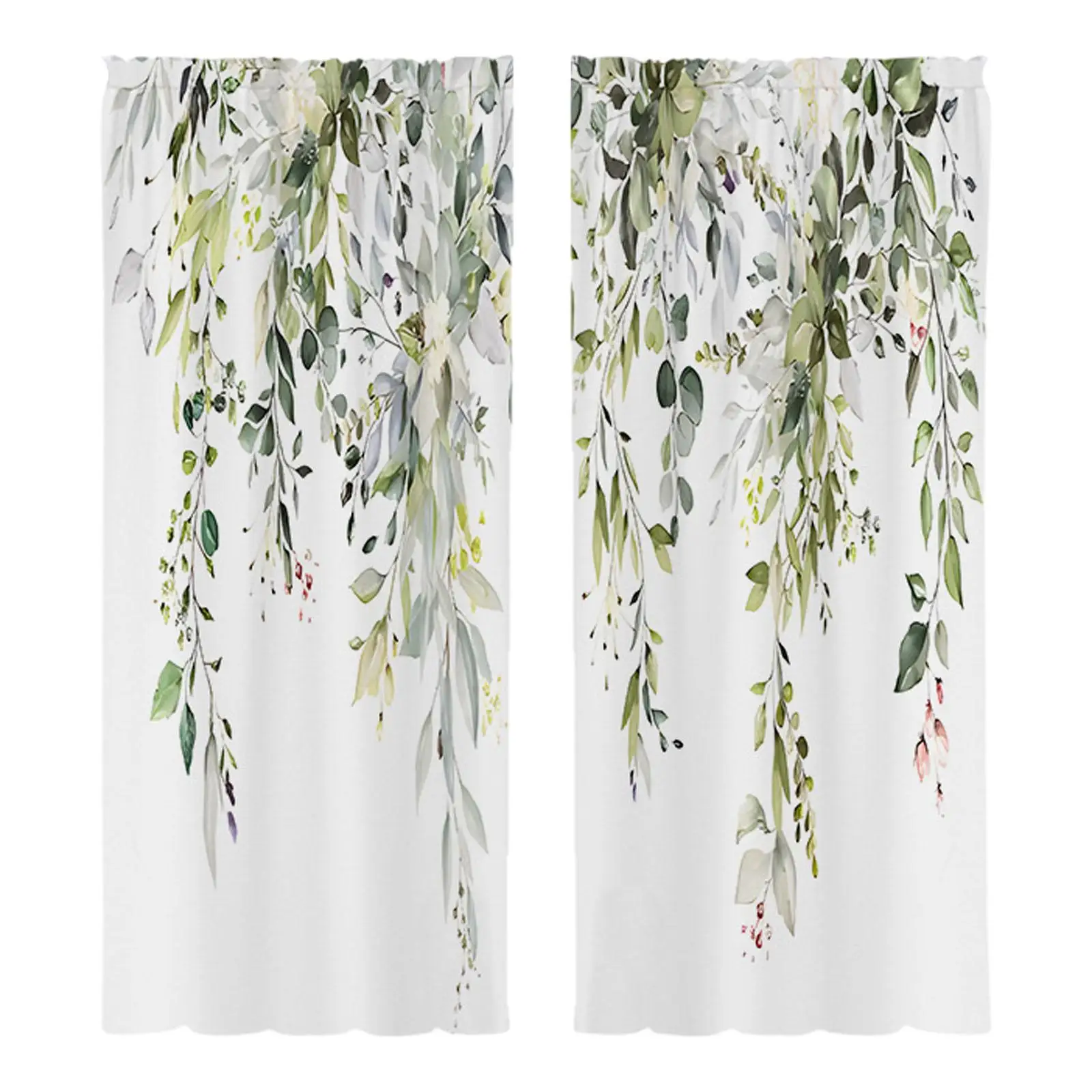 2 pieces sheets of the window curtains of the inauguration gift of the Single