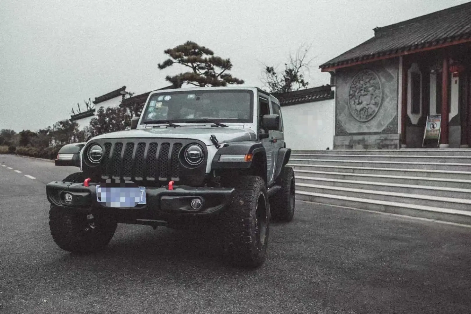 عجلة الحاجب JK تغيير JL الجبهة الحاجب درابزين مضيئة الجبهة واقي من الطين ABS ل Jee P W Rangler JK 2007-2017 J374 1 زوج