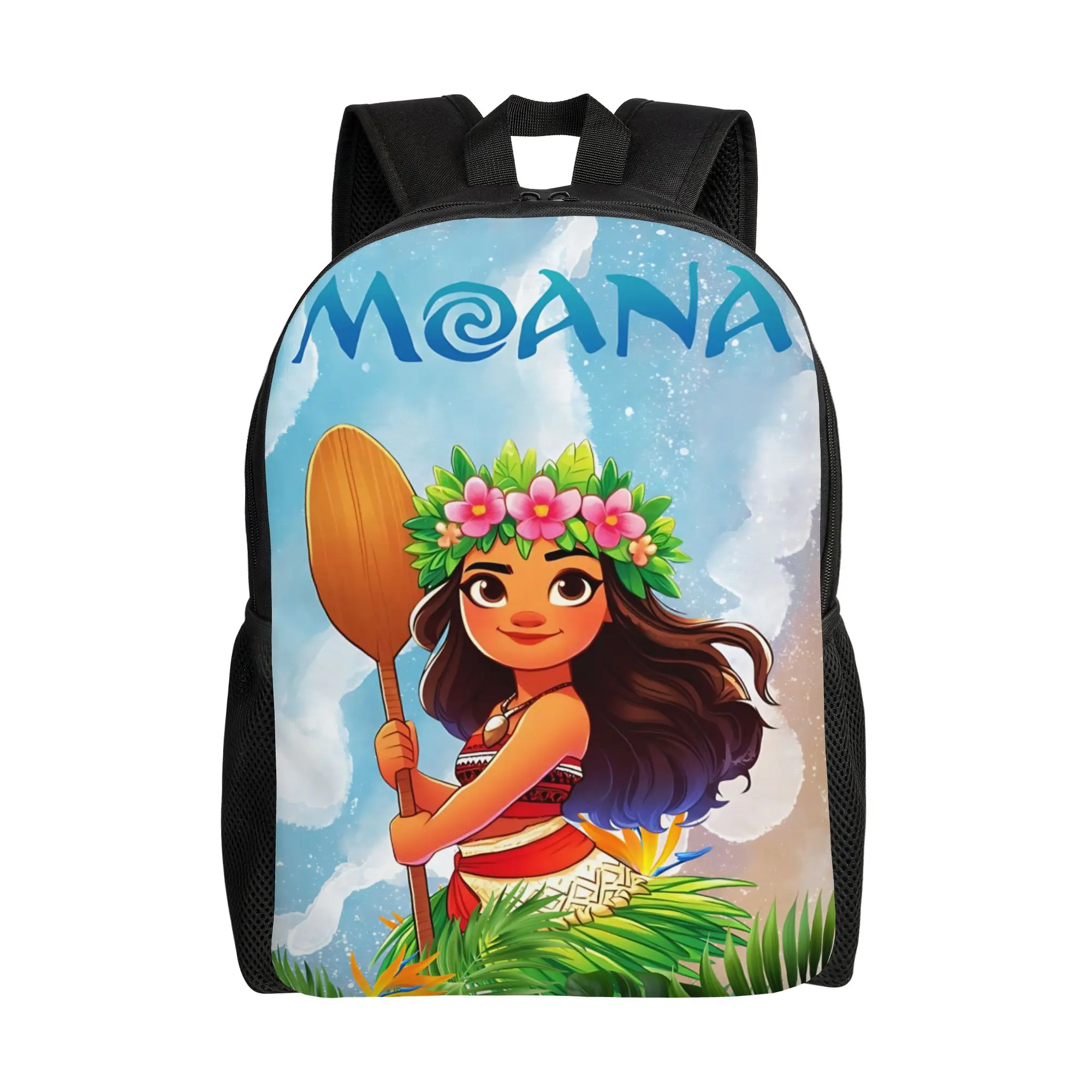 

1PC back to school Backpack Disney animation Daypack Moana princess Super Quality Journey Retro Washable Rucksack
