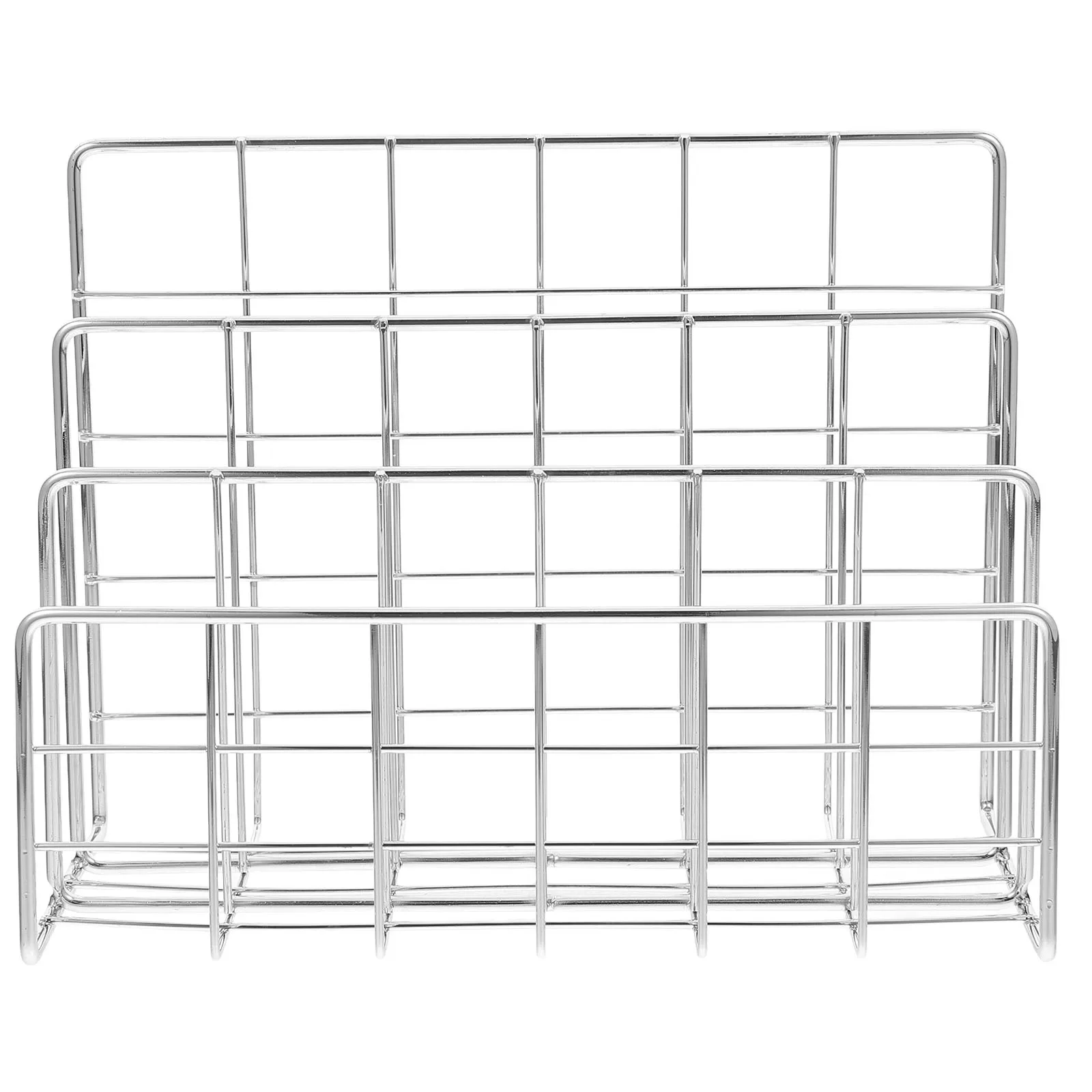 Desktop File Organizer Iron Desk File Holder For Mail Sorter Documents Papers Notebook Magazine Storage Shelf Office