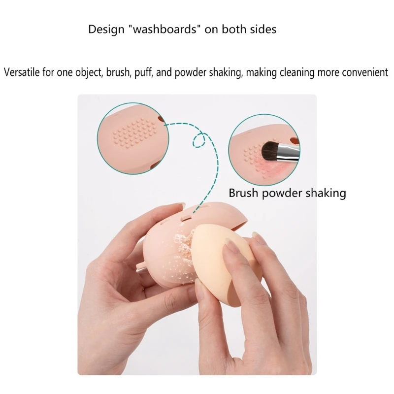 Makeup Brush Sponge Holder Silicone Makeup Brush Cover Travel Holder Makeup Brushes Organisers for Home