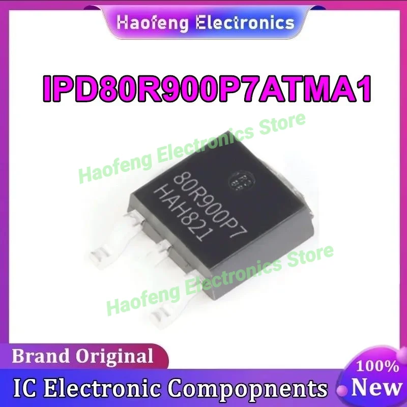 

10 шт. IPD80R900P7ATMA1 посылка TO-252-3 MOS FET 800 В 6A шелкография 80R900P7 новый оригинальный на складе