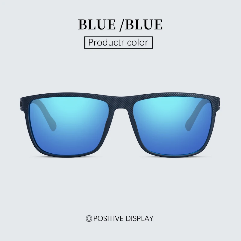 Mode Hohe Qualität Marke Neue Polarisierte UV400 Sonnenbrille Männer Frauen Quadratische Matte Rahmen Gläser – Detail 5