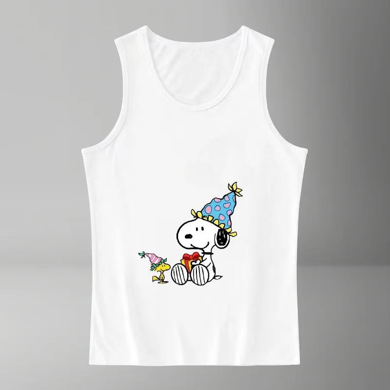 

2025 New Dog Women's Summer Sleeveless Multi Functional Printed Fashion Casual Comfortable Tank Top Snoopy