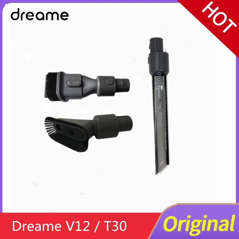 Original Dreame V12 T30 V12pro Handheld Wireless Vacuum Cleaner Accessories Two In One Brush, Narrow Slit Lighting Suction Head