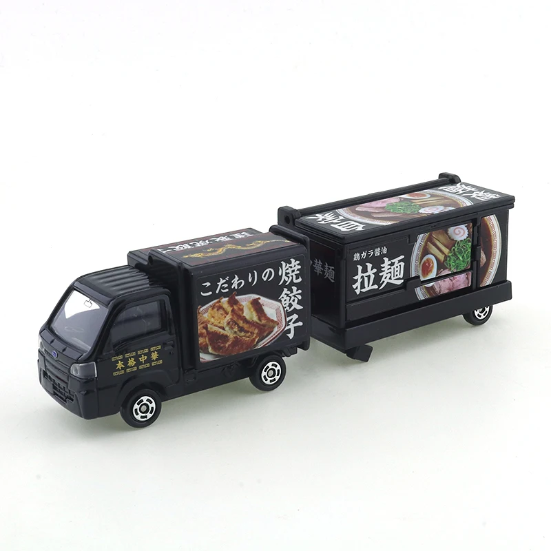 Takara Tomy Tomica Long Type Tomica No.142 Subaru SAMBAR Kitchen Trailer Cars Kids Toys Motor Vehicle Diecast Metal Model Boy