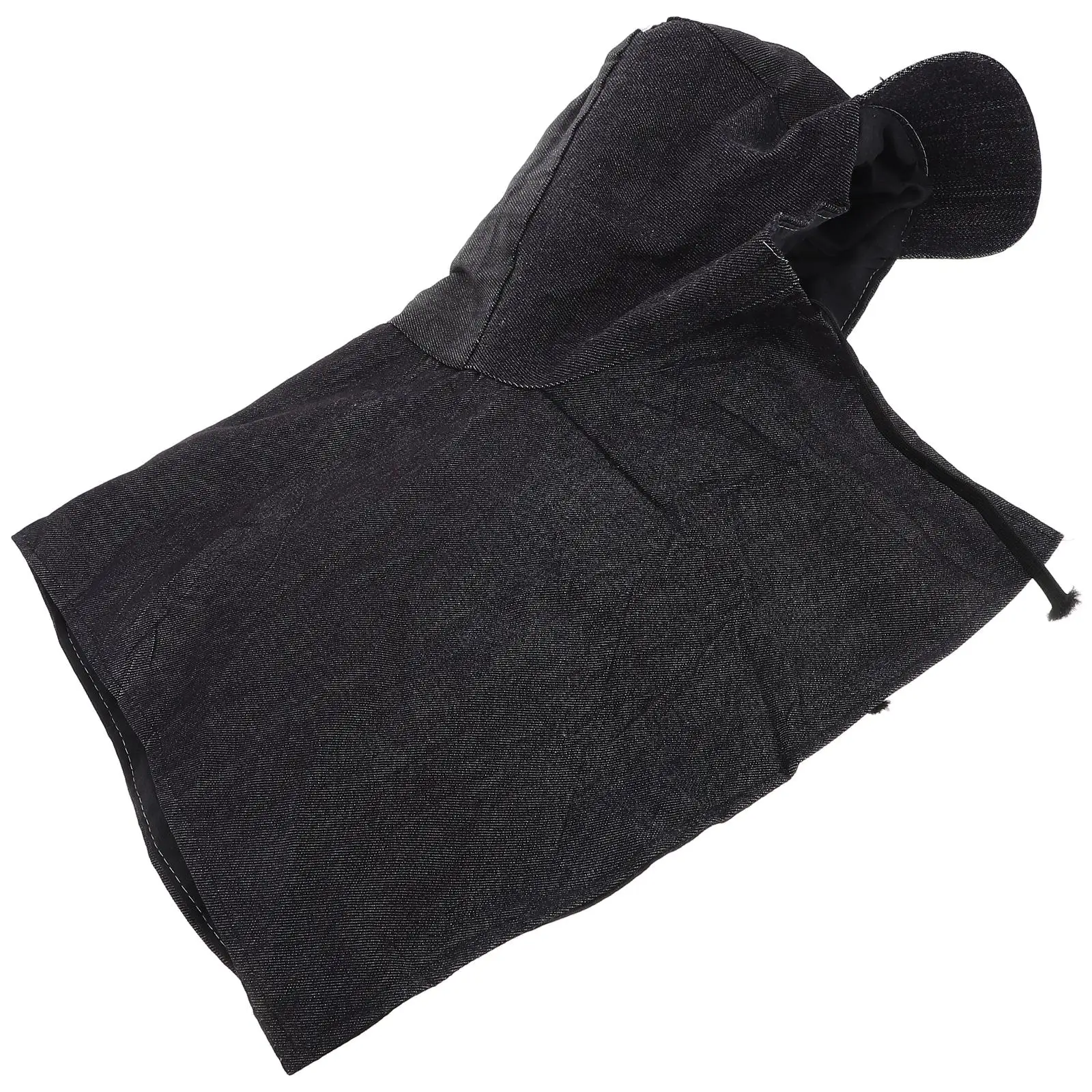 Dustproof Work Cap Wide Brim Shawl Sun Hat UV Face Mask Protection Non woven Fabric Caps Denim Long lasting Durability Cement