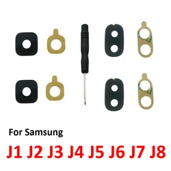 Camera Glass Lens For Samsung J1 J2 J3 J4 J5 J6 J7 J8 Phone New Back Camera Protection Lens Cover Replacement + Tools