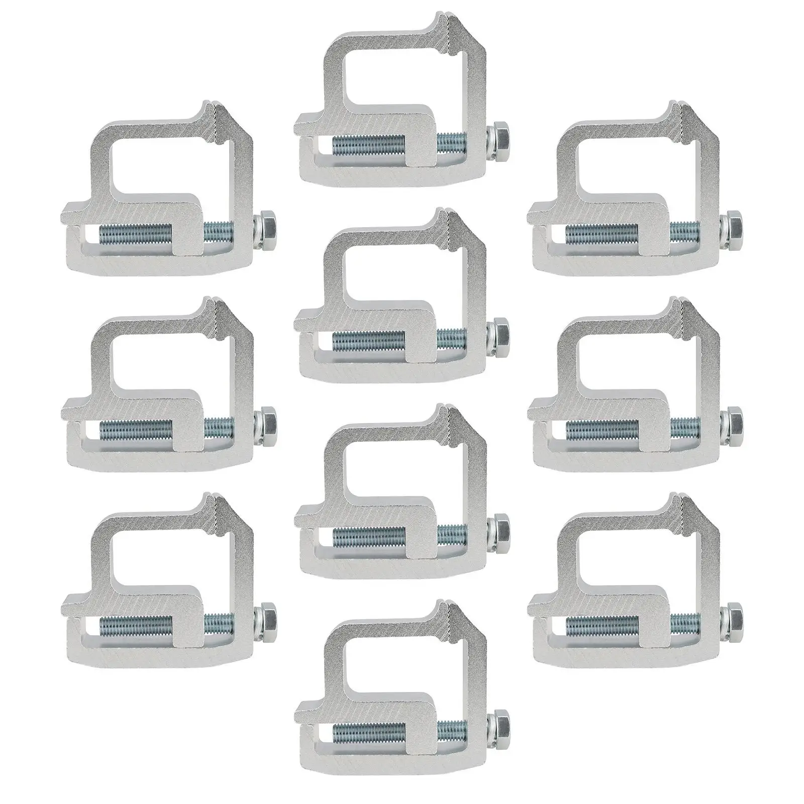 Aluminum Mounting Clamps for 1500 2500 3500 More Pick-up Trucks Silver