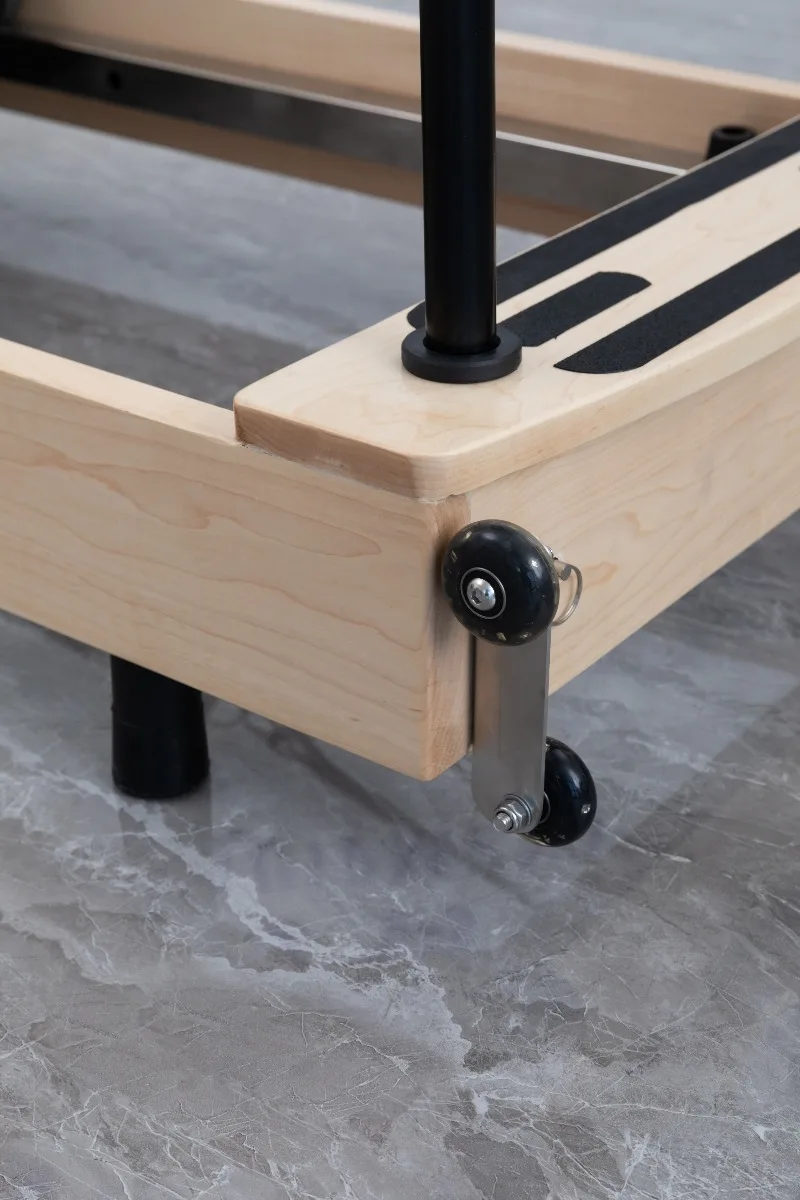 Best Quality Reformer Equipment Maple Wood Folding Bed for Studio and Home Exercises