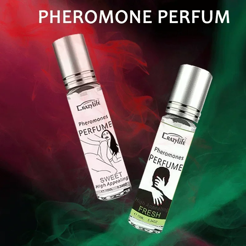 Perfume con rodamiento de bolas Original de hormona Natural, fragancia duradera para citas, portátil, atrae hombres y mujeres, coqueteo, 10ml