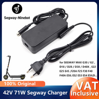 Original 42V 1.7A Segway Charger For Ninebot MAX G2 G30 ES2 ES4 G30LP F40 F2 For Xiaomi M365/Pro Electric Scooter 71W Charger