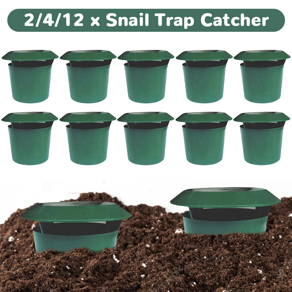 

8/12 шт. Экологичные ловушки для садовых слизней, отпугиватель вредителей, приманка, инструменты для защиты сада и фермы, ловушка для улиток