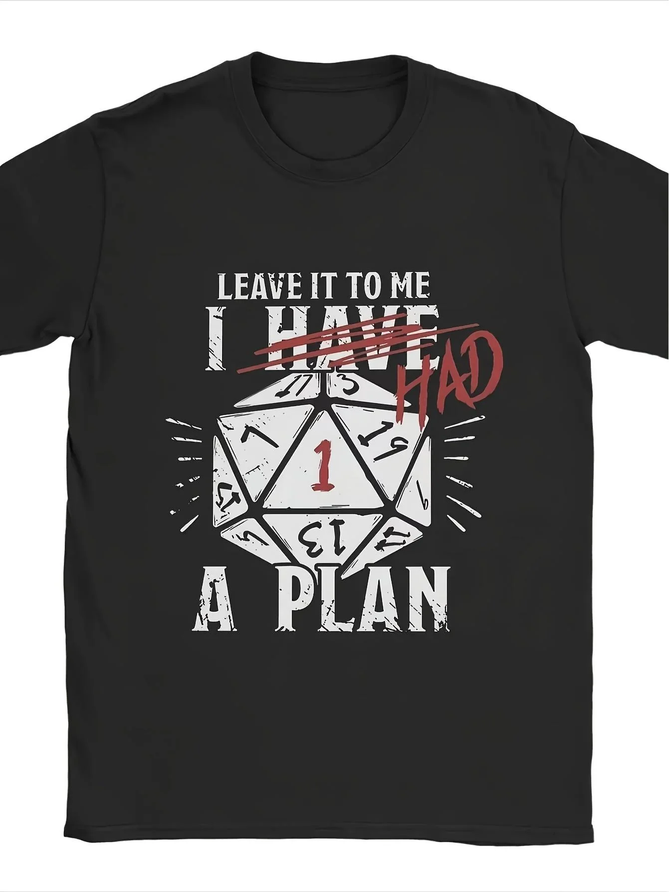 Leave It To Me I Have A Plan T-shirt Summer Men's Tracksuit 