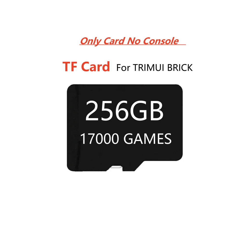 بطاقة SD لوحدة تحكم الألعاب المحمولة TRIMUI BRICK 3.2 بوصة IPS شاشة نظام لينكس TF بطاقة الألعاب
