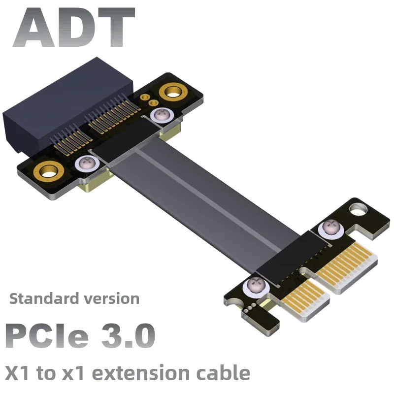 PCI-E x1 extension cable to solve the problem of graphics card blocking support network/USB card  ADT R11 series