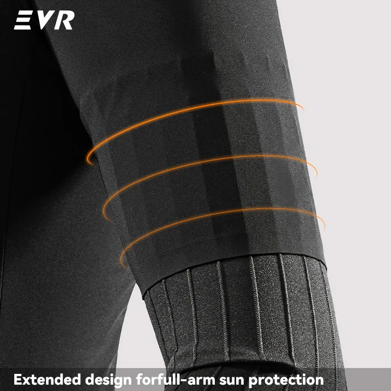 Image 4: Manchons de cyclisme EVR pneumatiques d'été, manchons rafraîchissants, protection solaire, antidérapants, pour hommes et femmes, séchage rapide, protège-bras pour vélo de route