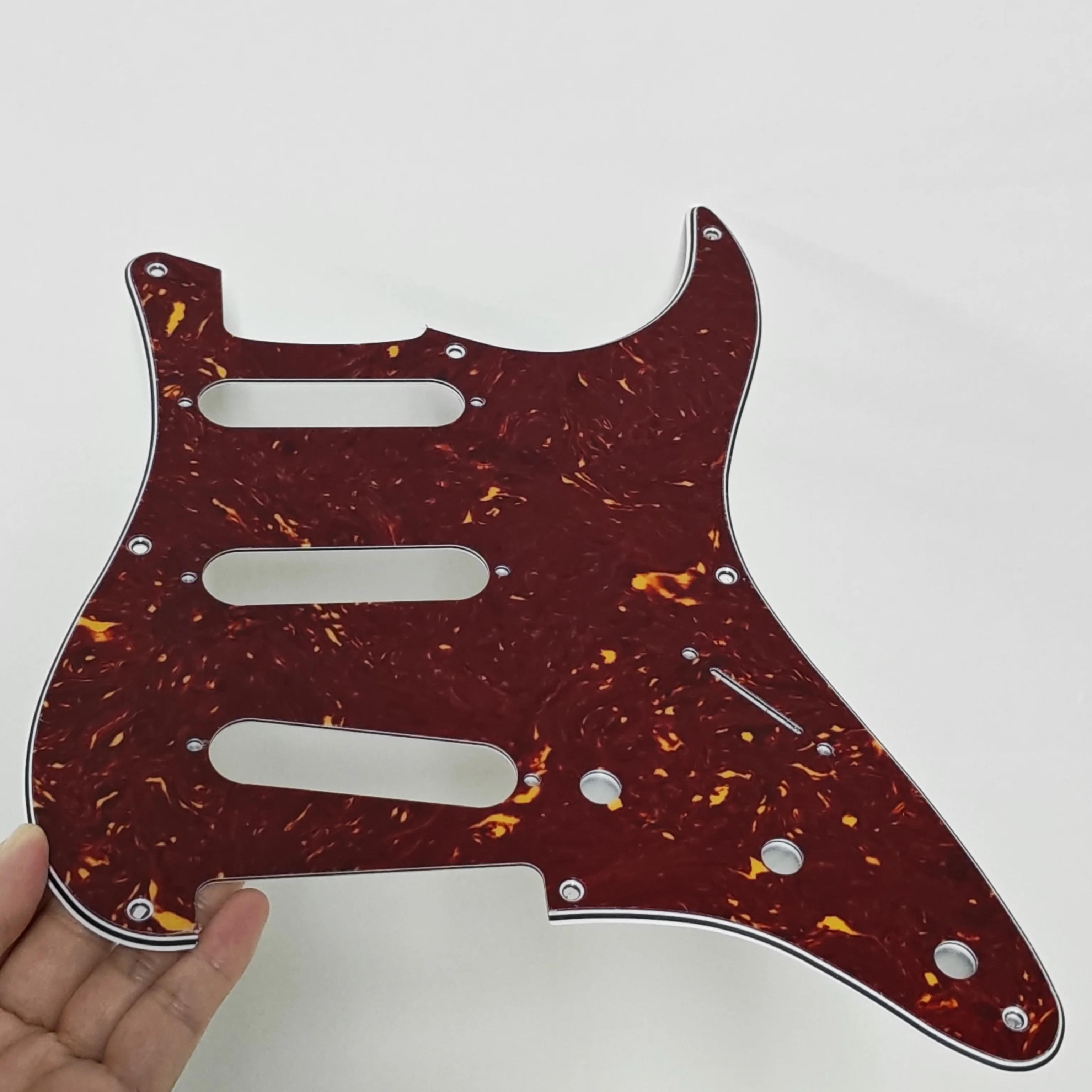 FLEOR レッドトータスST エレキギターピックガード 8 - Electric Guitar Pick Pack のレビューと価格