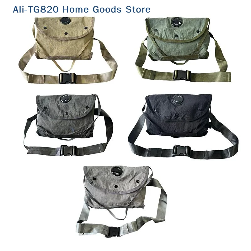 

[TG820]New Retro Men's Shoulder Bag, Black Nylon Fashion Crossbody Bag, Casual Outdoor Women's Messenger Bag
